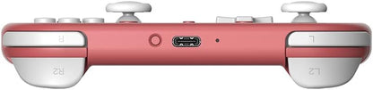 8BitDo Lite 2 Wireless Bluetooth Game Controller Compatible with Switch/Switch Lite, Android & Raspberry Pi – Pink