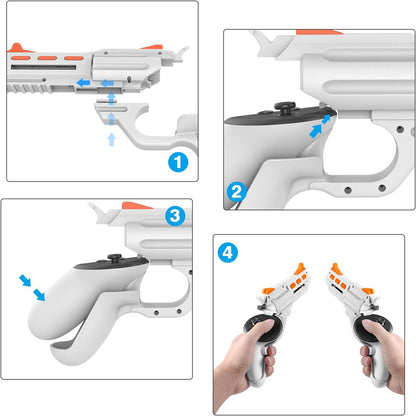 quest2/3 generation shared all-in-one joystick holder vr gaming accessories vr gaming pistol grip