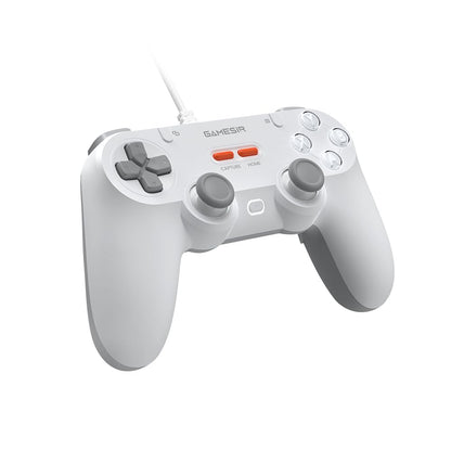 GameSir Tegenaria Lite Wired Game Controller For Switch, Android, iOS, PC, Steam With Retro 90s Design, Hall Effect Sticks, 1000Hz Polling Rate, Dual Rumble Motors, Mappable Back Buttons, Ultra-Low Latency, Ergonomic Design -Serene White
