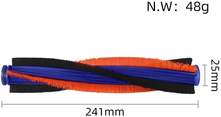 Replacement Roller Cleaner Head Fits for Dyson DC28 DC37 DC52 DC53 DC54 DC78 DC54 CY18 CY22 CY23 Vacuum Cleaner Accessories, Roller Brush Bar Cleaning Brush Replacement，1 Main Brush (241 x 25mm)