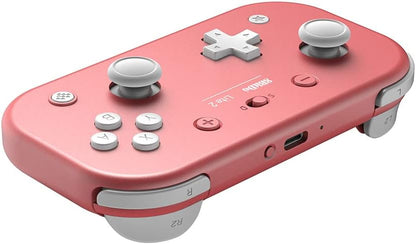 8BitDo Lite 2 Wireless Bluetooth Game Controller Compatible with Switch/Switch Lite, Android & Raspberry Pi – Pink