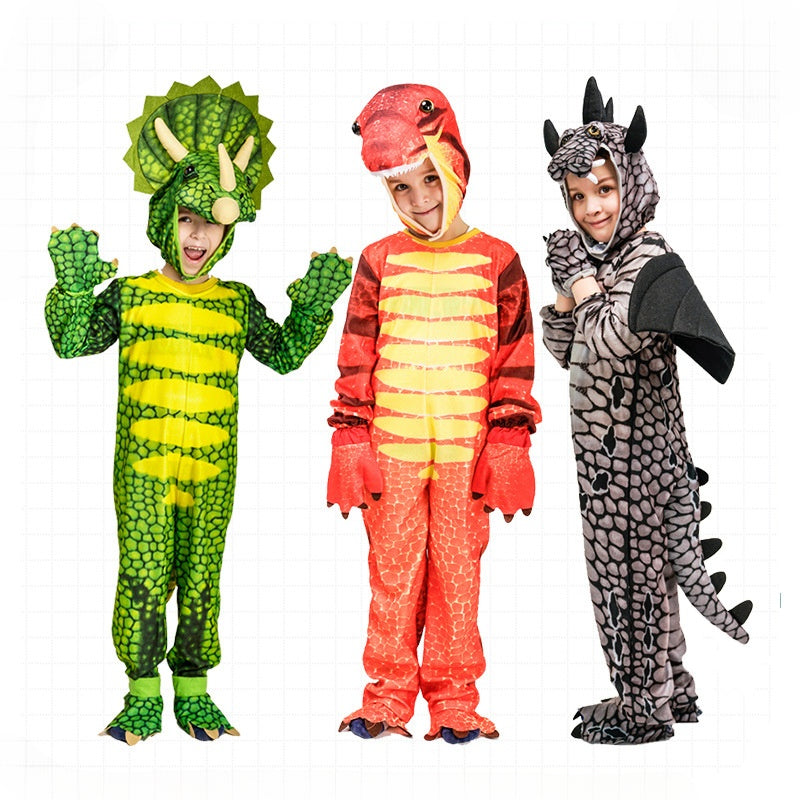 Children's Dinosaur Performance Prop Costume - Perfect for Halloween Makeup, Dance Parties, and Dinosaur Role-Playing on Stage