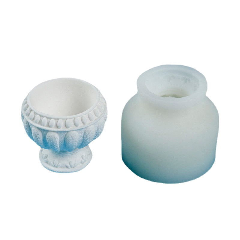 Roman Column Silicone Mold Candle and Plaster Crafting