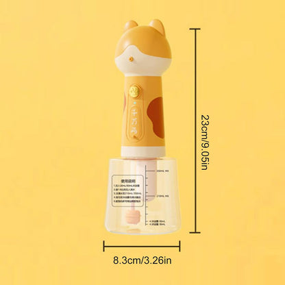 Electric Foaming Shampoo Dispenser for Dog | Cartoon Rechargeable Soap Dispenser for Pet Bathing,Automatic Sprayer for Bath Shower Household Bathtub Cleaning Toilet Bathroom