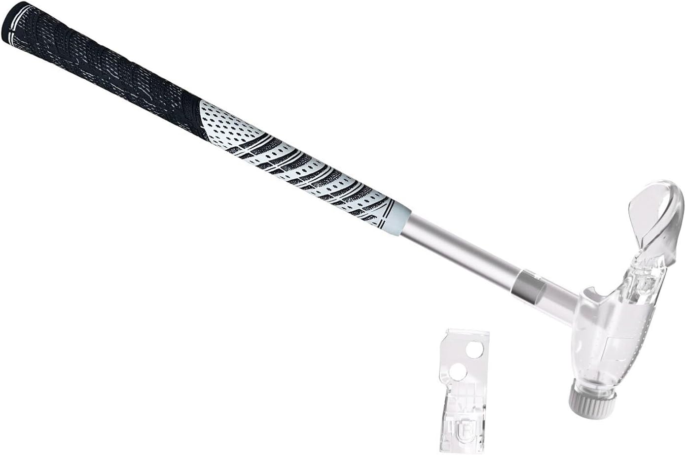 Golf Grip Attachment Compatible with Meta Quest 3/ 3s/2 Accessories， Tracking Signal，80-degree design of golf clubs，Non-Slip VR Handle Grip