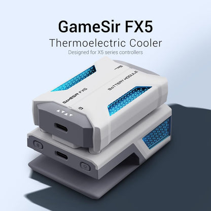 GameSir FX5 Mobile Controller Cooling Fan, Thermoelectric Cooler for X5 Series, 3 Cooling Modes, RGB Lighting, 3000mAh snap-fit Battery, Quiet Design, Powerful Heat Dissipation