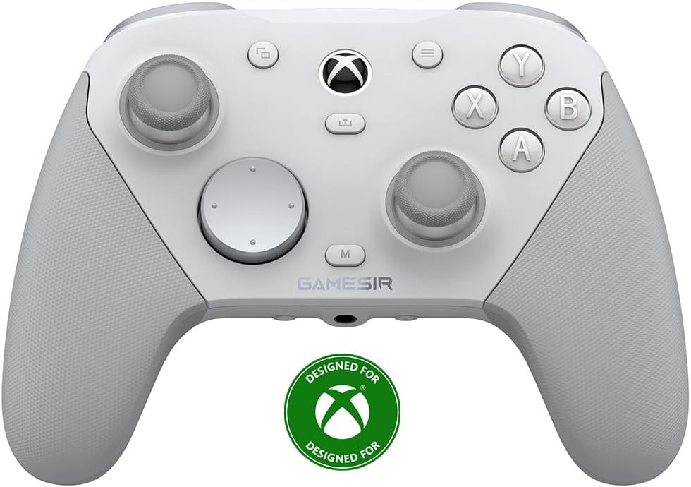GameSir G7 Pro Wired Controller for Xbox Series X|S, Xbox One, Wireless Gamepad for PC&Android with TMR Sticks, Hall Effect Analog Triggers, 1000Hz Polling Rate, 3.5mm Audio Jack - White