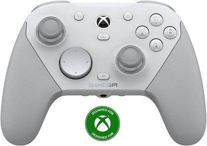 GameSir G7 Pro Wired Controller for Xbox Series X|S, Xbox One, Wireless Gamepad for PC&Android with TMR Sticks, Hall Effect Analog Triggers, 1000Hz Polling Rate, 3.5mm Audio Jack - White