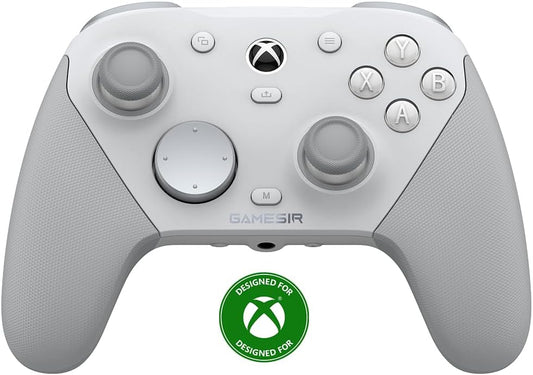 GameSir G7 Pro Wired Controller for Xbox Series X|S, Xbox One, Wireless Gamepad for PC&Android with TMR Sticks, Hall Effect Analog Triggers, 1000Hz Polling Rate, 3.5mm Audio Jack - White