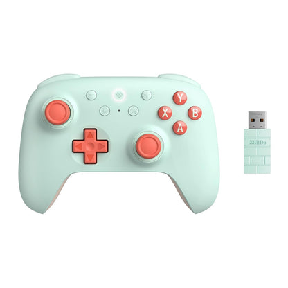 Wireless PC Gaming Controller for Android, Hall Effect Joysticks and Triggers, 1000Hz Polling Rate, Programmable Rear Buttons, Ergonomic Gamepad, Green