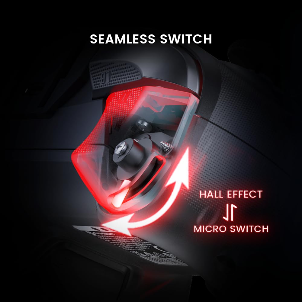 GameSir Cyclone 2 Wireless Controller - 1000Hz Polling Rate, TMR Joysticks, Hall/Micro 2-in-1 Triggers for PC/Switch/Switch 2/Android/iOS, PC Gaming Controller with Charging Dock (Black)