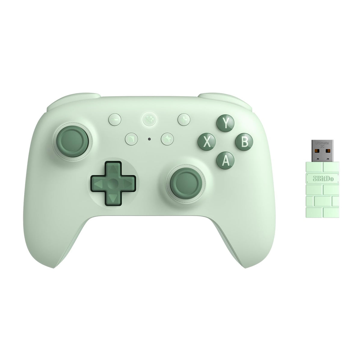 Wireless PC Gaming Controller for Android, Hall Effect Joysticks and Triggers, 1000Hz Polling Rate, Programmable Rear Buttons, Ergonomic Gamepad, Green
