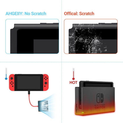 Switch Dock, 4K@60Hz Switch Docking Station 3 in 1 Switch Travel Dock with HDMI USB 3.0 PD100W Charing Port for Nintendo Steam Decck MacBook Laptop NOT for Switch2