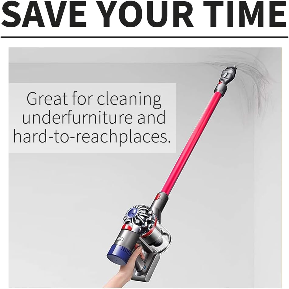 Replacement Wand Compatible with DS V15 V11 V10 V8 V7 Cordless Stick Vacuum Cleaner,Quick Release Vacuum Accessories (Black)