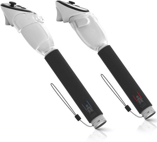 Hibloks 3 in 1 Handle Attachments Fit for Oculus Quest 3 Controller,VR Gorilla Tag Long Arms Grips for Meta Quest 3 Accessories,Beat Saber/Baseball/Golf Club,Enhance More Gaming Experiences
