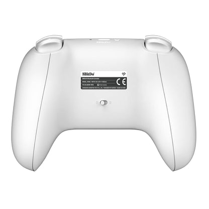 8BitDo 64 Bluetooth Controller for Analogue 3D, Switch, Switch 2, Windows, and Android (White)