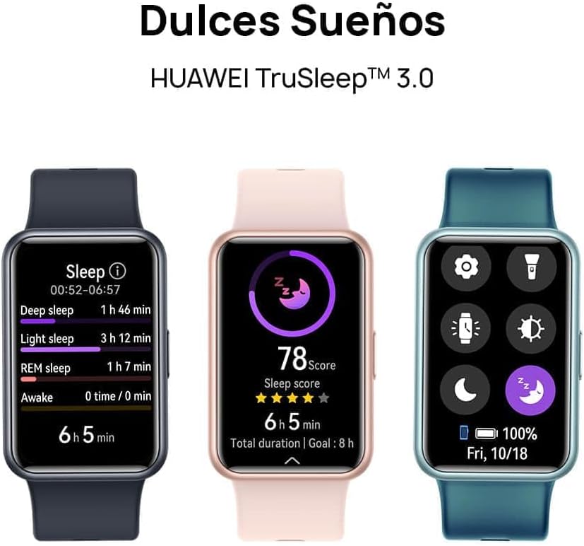 HUAWEI Watch FIT Special Edition, Smartwatch 1.64 Inch HD AMOLED Display, Professional Health Management, GPS, Practical Assistant in Everyday Life, Black