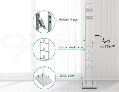 Freestanding Vacuum & Accessories Stand for Dyson V6 V7 V8 V10 V11 (Black)
