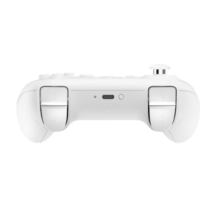 8BitDo 64 Bluetooth Controller for Analogue 3D, Switch, Switch 2, Windows, and Android (White)