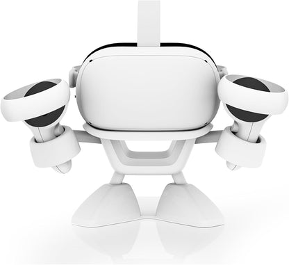 Stand for Meta Quest 2/ Oculus Quest 3, VR Stand Headset Display Holder Storage Accessories, Organizer Headsets & Touch Controllers, Great