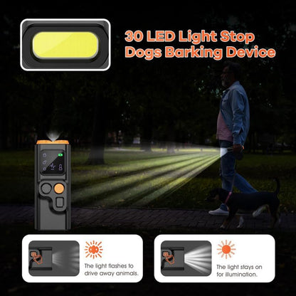 Anti Barking Device,4 Modes Ultrasonic Dog Repeller,Auto Dog Barking Deterrent Devices,Rechargeable stop dogs barking device,Anti Bark Device for Dogs,3 In 1 dog barking control device,Safe In/Outdoor