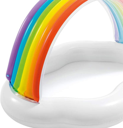 Intex 57141 RAINBOW CLOUD BABY POOL, Assorted, 142 x 119 x 84 Cm