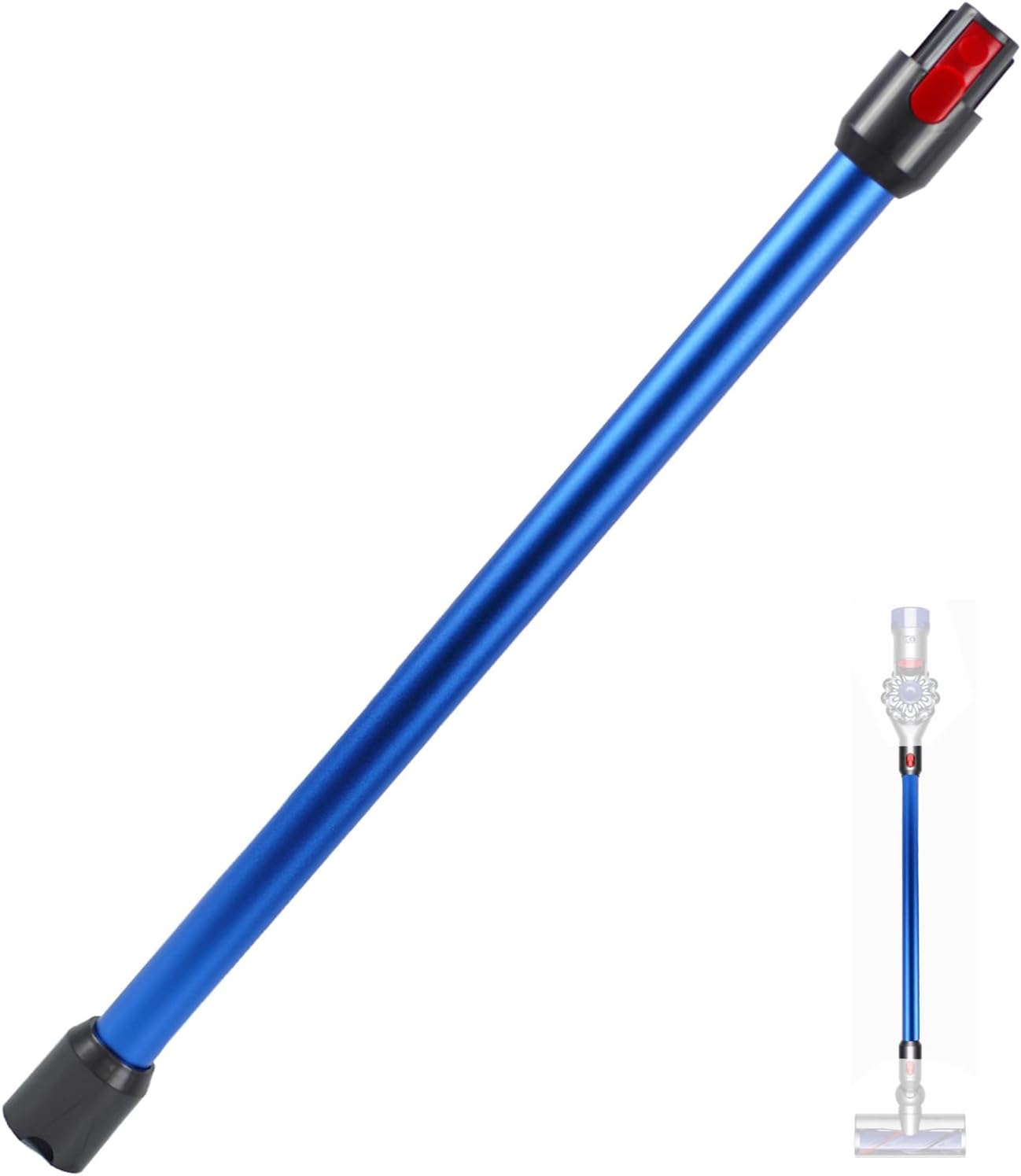Quick Release Replacement Stick Extension Wand for Dyson V15 V11 V10 V8 V7 Cordless Vacuum Cleaner Accessories, Vacuums Attachment Extension Tube Replacement (Purple)