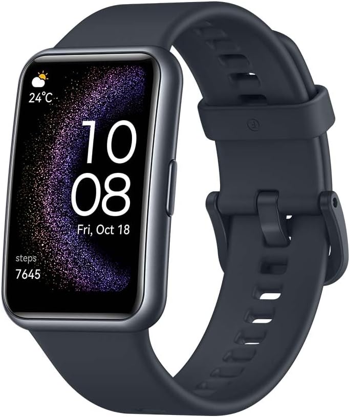 HUAWEI Watch FIT Special Edition, Smartwatch 1.64 Inch HD AMOLED Display, Professional Health Management, GPS, Practical Assistant in Everyday Life, Black