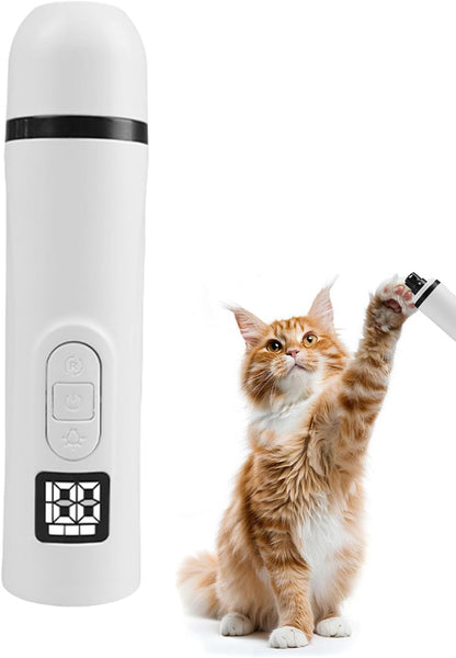 Quiet Electric Shaver - Dog Grinder For Grooming Nails | 2 Speeds Adjustable Professional Cat Nail Grinder, Rechargeable Pet Nail Trimmer For Home Care Puppy Kitten Trimming Claw Care