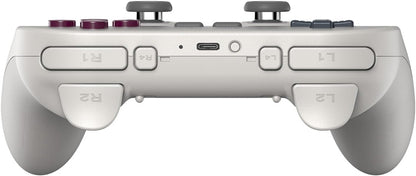 Wireless Bluetooth Gaming Controller for Switch 2, Switch and PC, TMR Joysticks, Hall Effect Triggers, Programmable Back Buttons, Swappable ABXY Buttons, Charging Dock