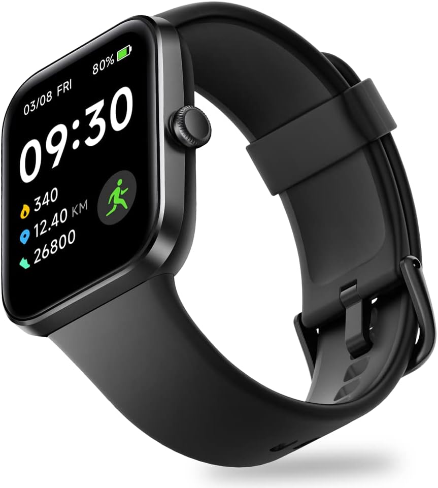 OCTANDRA Inspire VeryFit 1.95" Bluetooth Answer Call Alexa Smart Watch Body Energy Heart Rate HRV Oxygen Saturation Sleep Monitor Step Tracker IP68 Fitness Watches for Men Women (IDW16) (Pink)