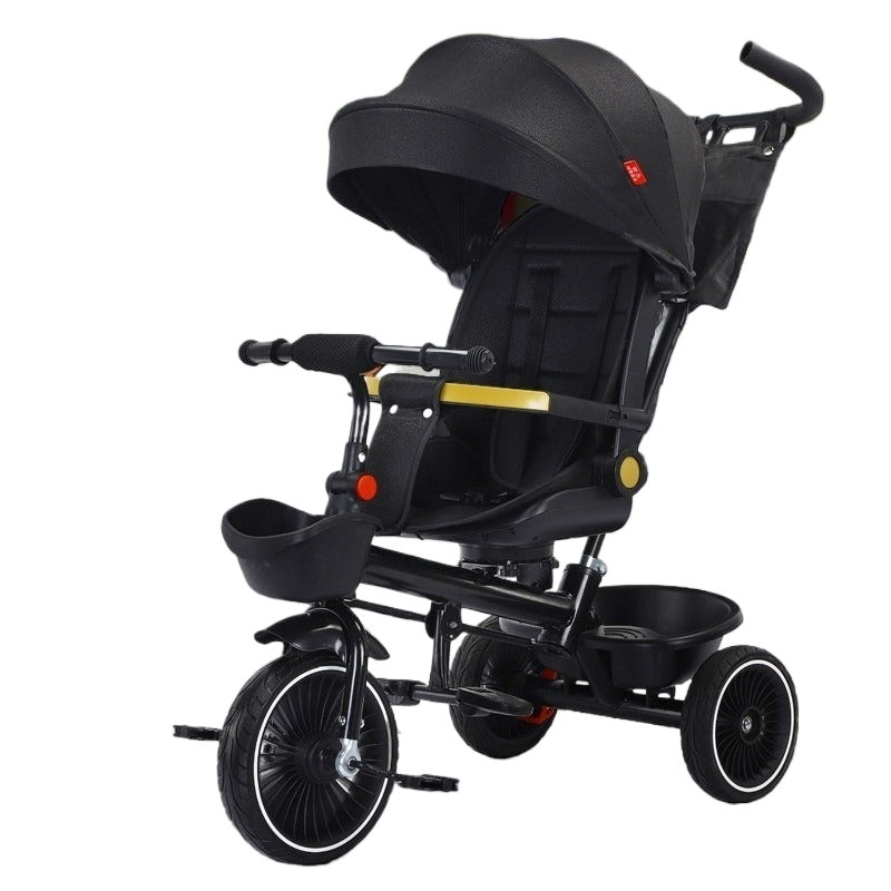 Baby360 FLEXI 6-in-1 Kids Tricycle Stroller – Reclining Seat, Swivel Handle, Sunshade & Basket