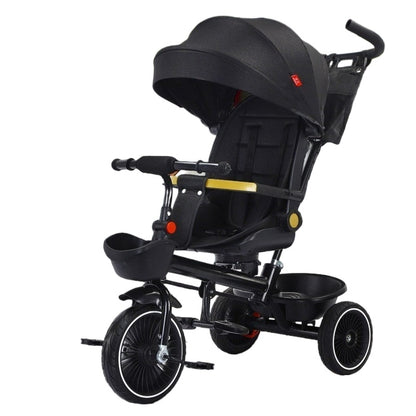 Baby360 FLEXI 6-in-1 Kids Tricycle Stroller – Reclining Seat, Swivel Handle, Sunshade & Basket