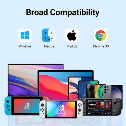 Switch Dock, 4K@60Hz Switch Docking Station 3 in 1 Switch Travel Dock with HDMI USB 3.0 PD100W Charing Port for Nintendo Steam Decck MacBook Laptop NOT for Switch2