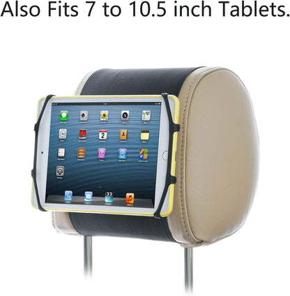 TFY Car Headrest Mount Silicon Holder for Game Machine Nintendo Switch and Other Tablets