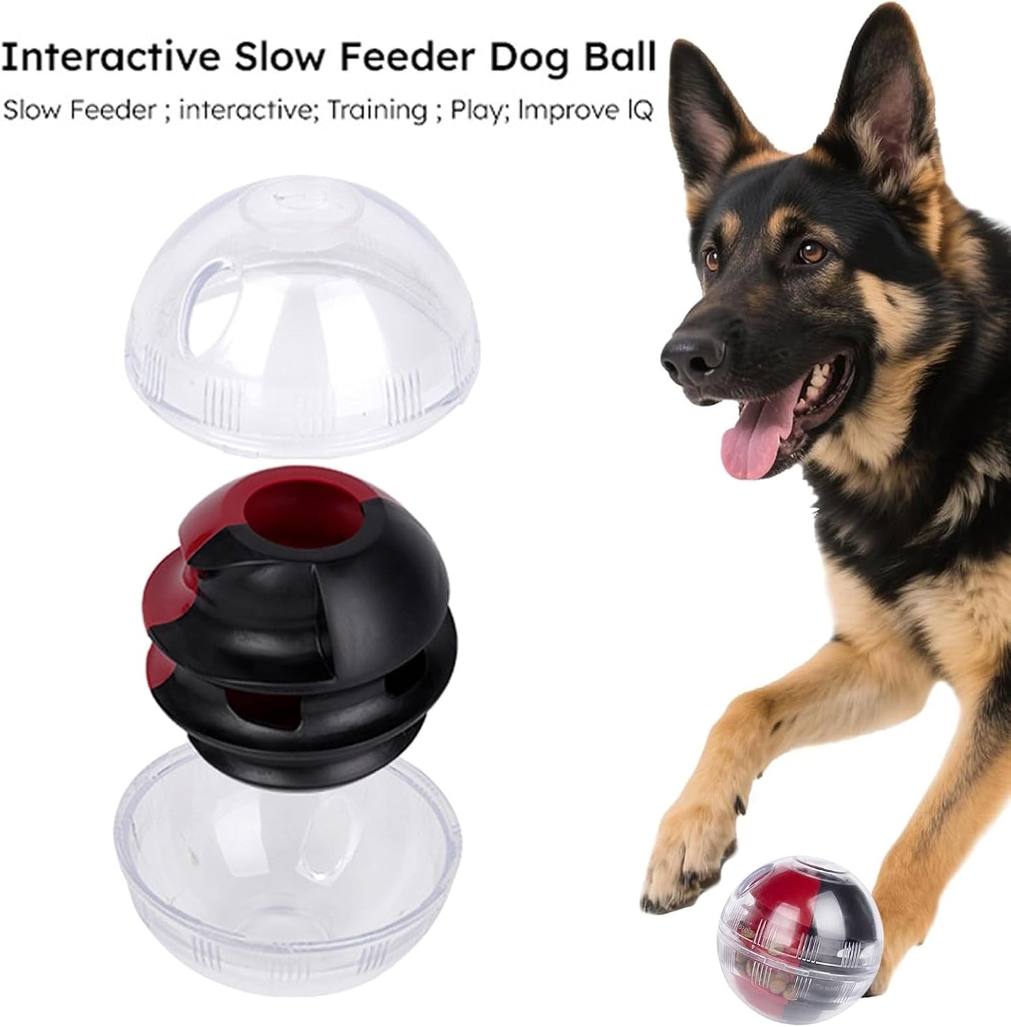 Treat Dispensing Dog Toys - Interactive Feeding Toy,Puppy Treat Ball | for Dog Puppy Large Medium Small Breeds Indoor Boredom Enrichment Calming