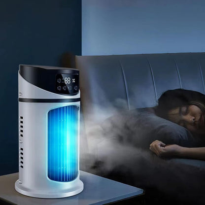Portable Air Conditioner Desk Cooling Fan Personal Air Cooler for Indoor Outdoor