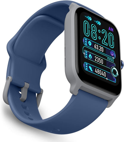 OCTANDRA Inspire VeryFit 1.95" Bluetooth Answer Call Alexa Smart Watch Body Energy Heart Rate HRV Oxygen Saturation Sleep Monitor Step Tracker IP68 Fitness Watches for Men Women (IDW16) (Pink)