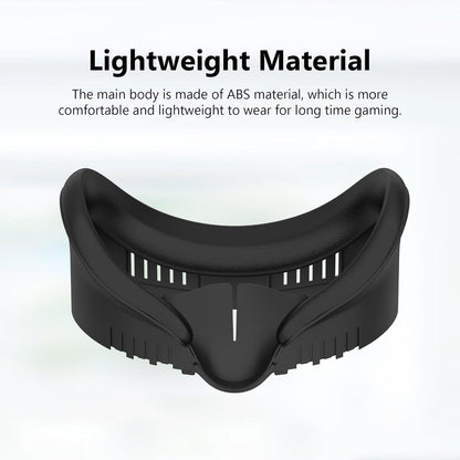 OKCSC VR Replacement Mask, Compatible with Meta Quest 3 Accessories, Mask Replacement 3-Piece Set, Includes PU Leather Mask, Face Interface Bracket and Nose Pads
