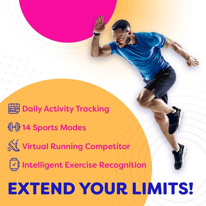 OCTANDRA Inspire VeryFit 1.95" Bluetooth Answer Call Alexa Smart Watch Body Energy Heart Rate HRV Oxygen Saturation Sleep Monitor Step Tracker IP68 Fitness Watches for Men Women (IDW16) (Pink)