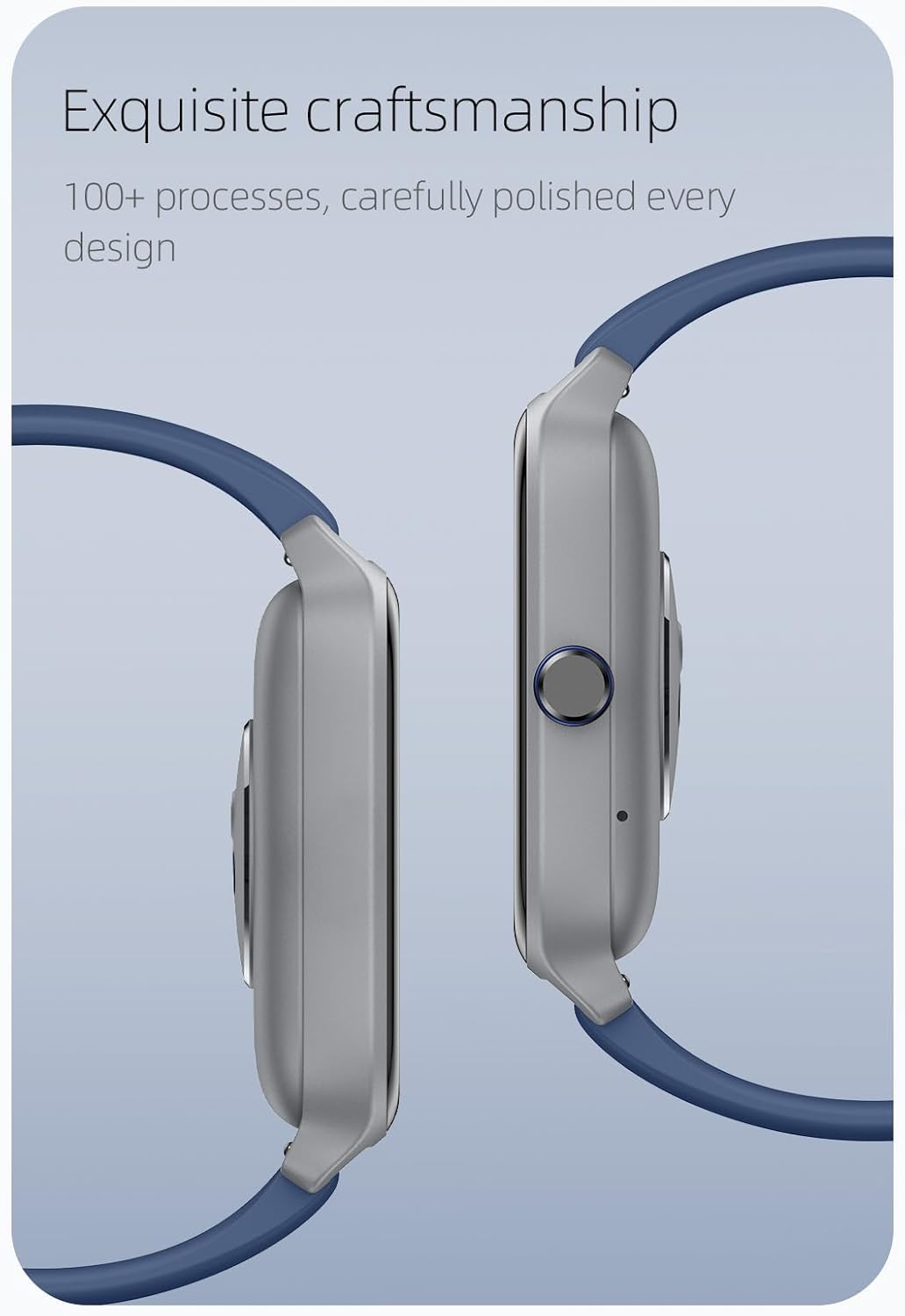 OCTANDRA Inspire VeryFit 1.95" Bluetooth Answer Call Alexa Smart Watch Body Energy Heart Rate HRV Oxygen Saturation Sleep Monitor Step Tracker IP68 Fitness Watches for Men Women (IDW16) (Pink)