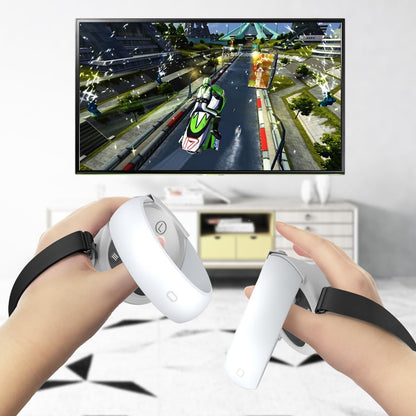 Controller Grip for Oculus Meta Quest 2 Accessories Grips Cover for VR Touch Controllers Covers Protector with Non-Slip Joystick Covers 1Pair (Gray)