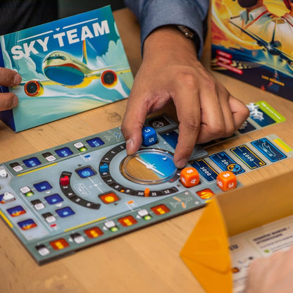 Airplane Landing Strategy Board Game, Cooperative Tabletop Puzzle Game for 2 Players, Team Challenge Family Game, Ages 10+