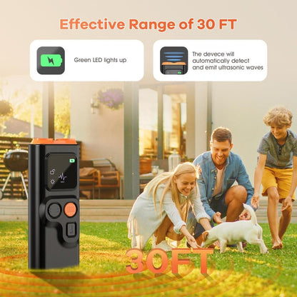 Anti Barking Device,4 Modes Ultrasonic Dog Repeller,Auto Dog Barking Deterrent Devices,Rechargeable stop dogs barking device,Anti Bark Device for Dogs,3 In 1 dog barking control device,Safe In/Outdoor