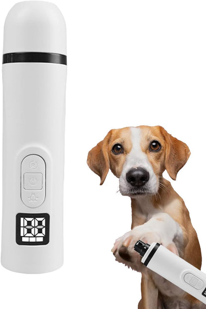 Quiet Electric Shaver - Dog Grinder For Grooming Nails | 2 Speeds Adjustable Professional Cat Nail Grinder, Rechargeable Pet Nail Trimmer For Home Care Puppy Kitten Trimming Claw Care