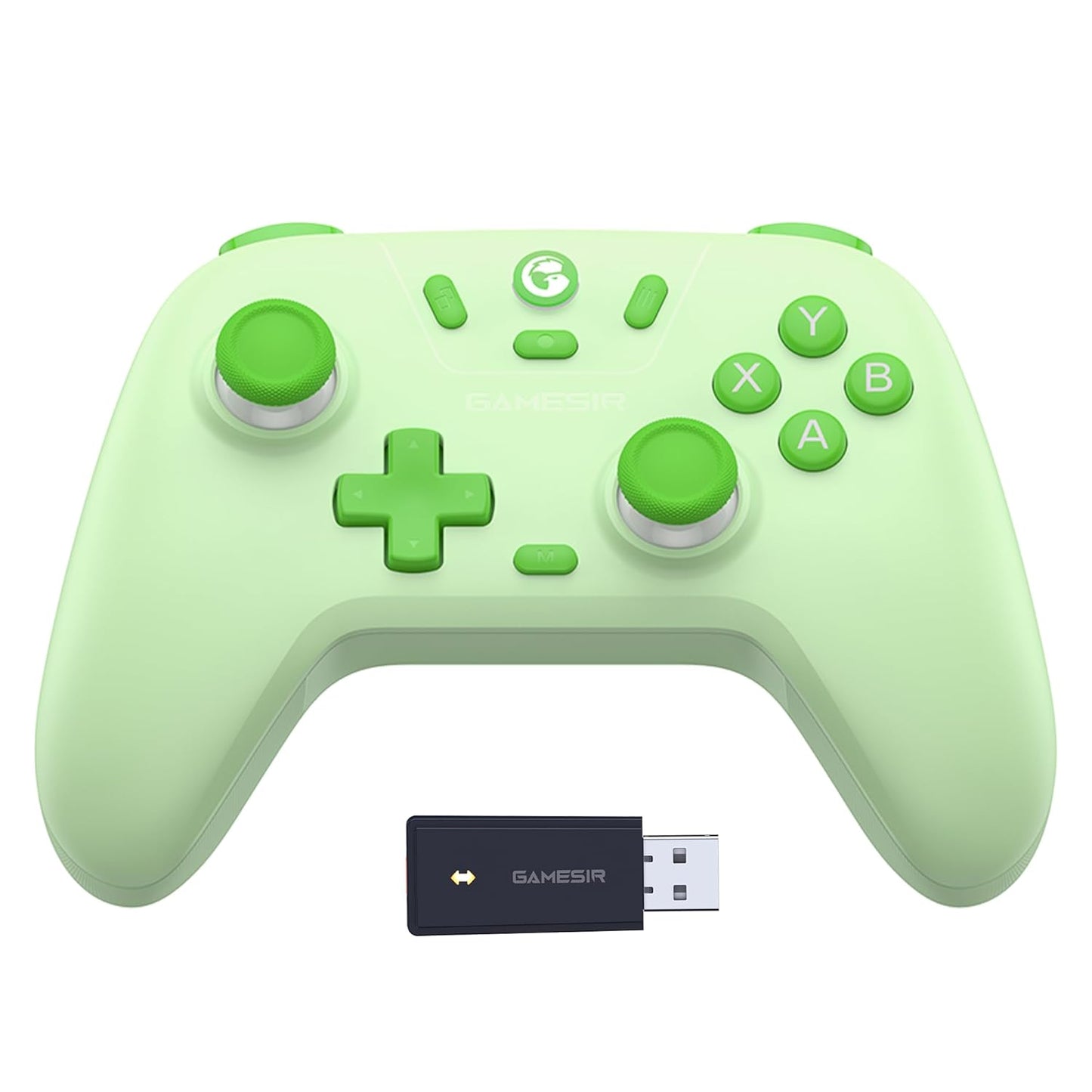 2.4G Wireless Bluetooth Game Controller Compatible with Windows PC, Nintendo Switch, Steam Deck, iPhone and Android, Hall Effect Triggers, Turbo, Dual Vibration, Purple