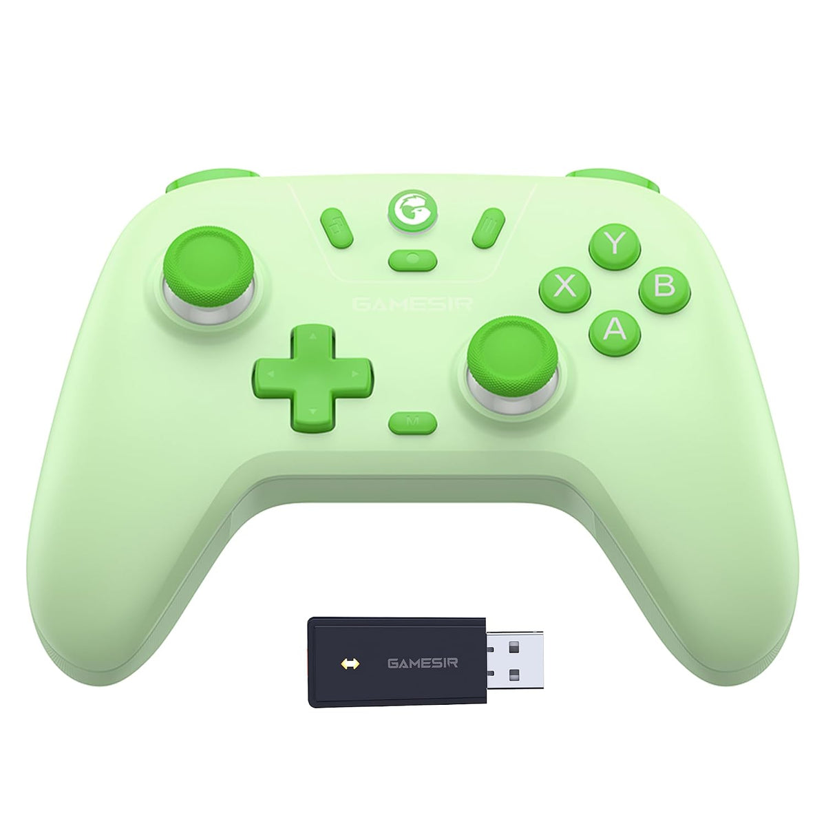 2.4G Wireless Bluetooth Game Controller Compatible with Windows PC, Nintendo Switch, Steam Deck, iPhone and Android, Hall Effect Triggers, Turbo, Dual Vibration, Purple