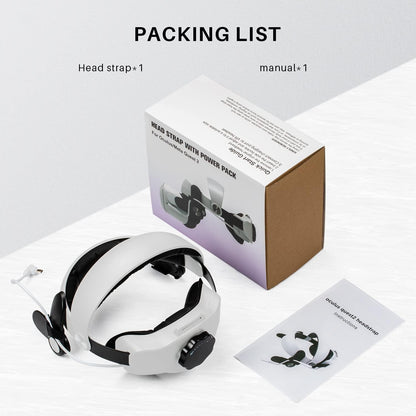 Iesooy Upgraded Head Strap for Quest 2 with 5300mAh Battery Pack,Multi-Angle Free Adjustment Elite Strap for Quest 2,Comfortable Replacement VR Headband Accessories