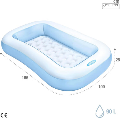 Intex 166x100cm Outdoor/Patio Inflatable Kids Rectangular Swimming Pool 2y+
