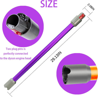 Replacement Wand Compatible with DS V15 V11 V10 V8 V7 Cordless Stick Vacuum Cleaner,Quick Release Vacuum Accessories (Black)
